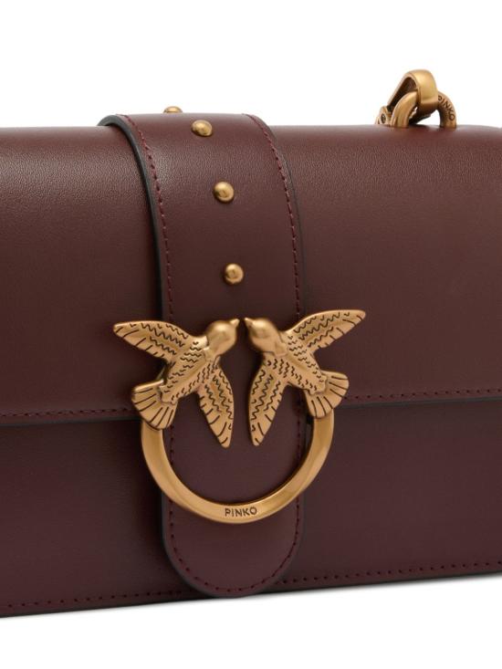 26SS 핑코 크로스백 105856 A0F1R49Q Burgundy oro - PINKO