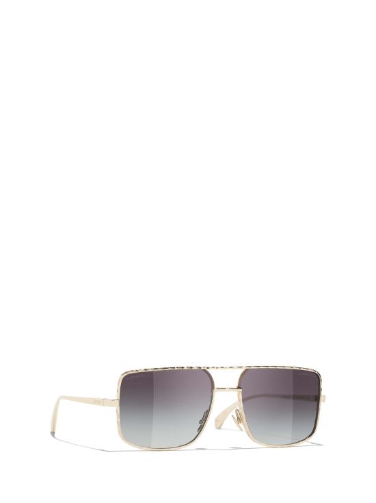 26FW 샤넬 선글라스 CH4294 C395S6 PALE GOLD - CHANEL