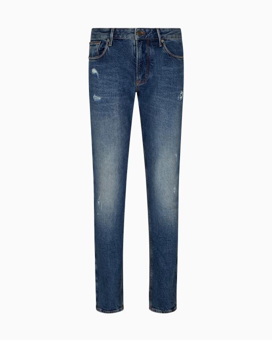 26SS 엠포리오 아르마니 데님 팬츠 EM000121 AF177951 MB002 Medium blue denim
