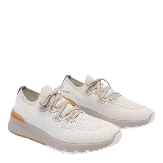 26SS 브루넬로 쿠치넬리 시네 니트 러너 MZUKISO250 CSB87 Beige - BRUNELLO CUCINELLI