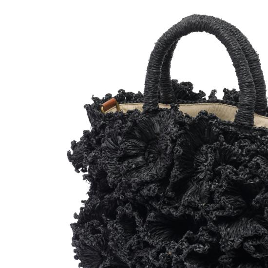 26SS 이벨리브 토트백 CORAL BLACK Black - IBELIV