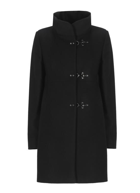 25FW 페이 코트 NAW5051Y050SGL B999 Black