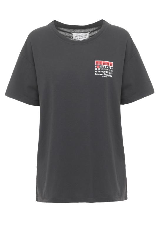 25FW 마르지엘라 반팔 티셔츠 S51GC0537 S24575855 Black