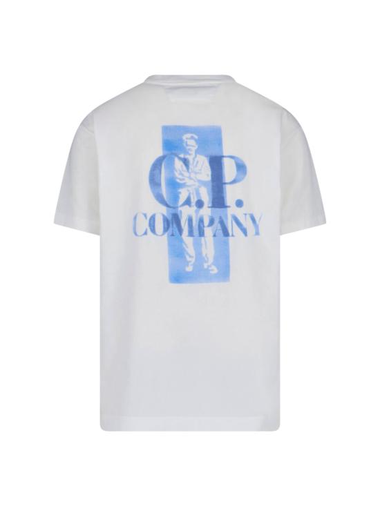 26SS 씨피 컴퍼니 반팔 티셔츠 20CMTS143A110579W 103 White - C.P. COMPANY