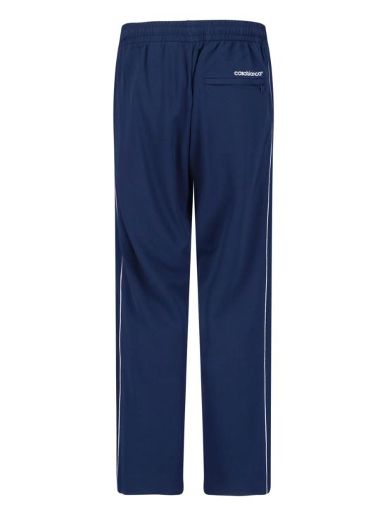 26SS 카사블랑카 스트레이트 팬츠 M SP26 JTR 192 01 NAVY Blue - CASABLANCA