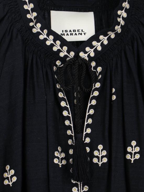 26SS 이자벨마랑 미디 원피스 RO1027FA D1J12I 01BK Black - ISABEL MARANT