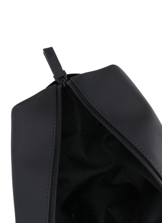25FW 레인스 클러치/파우치 RA15580 WASH BAG SMALLBLA Black - RAINS