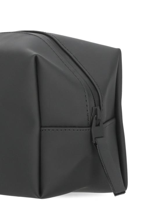 25FW 레인스 클러치/파우치 RA15580 WASH BAG SMALLBLA Black - RAINS