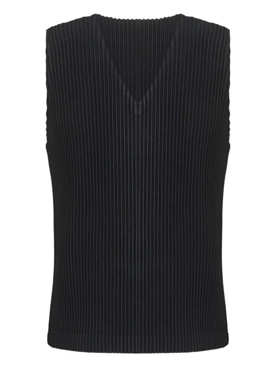 26SS 옴므 플리세 이세이 미야케 민소매 티셔츠 HP66JE510 15 Black - HOMME PLISSE' ISSEY MIYAKE