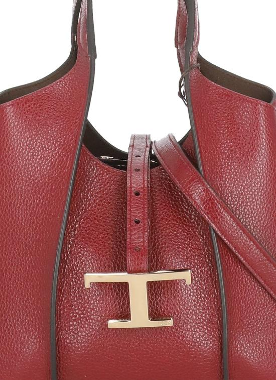 25FW 토즈 T 타임리스 미니 토트백 XBWTSBA9100XSO R409 Bordeaux - TODS