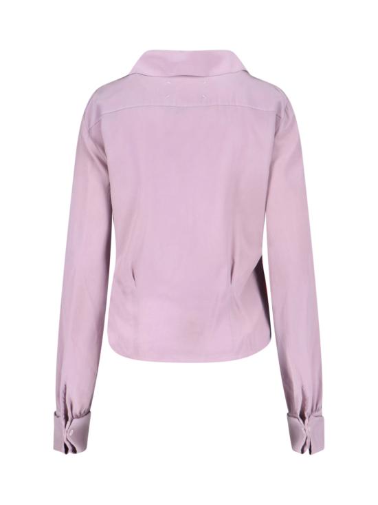 26SS 마르지엘라 롱 슬리브 실크 셔츠 S51DT0028 M35704 365 Pink - MAISON MARGIELA