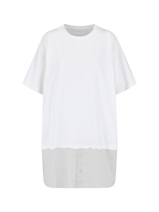 26SS MM6 메종마르지엘라 미디 원피스 S52DA0079 M20050 101 White