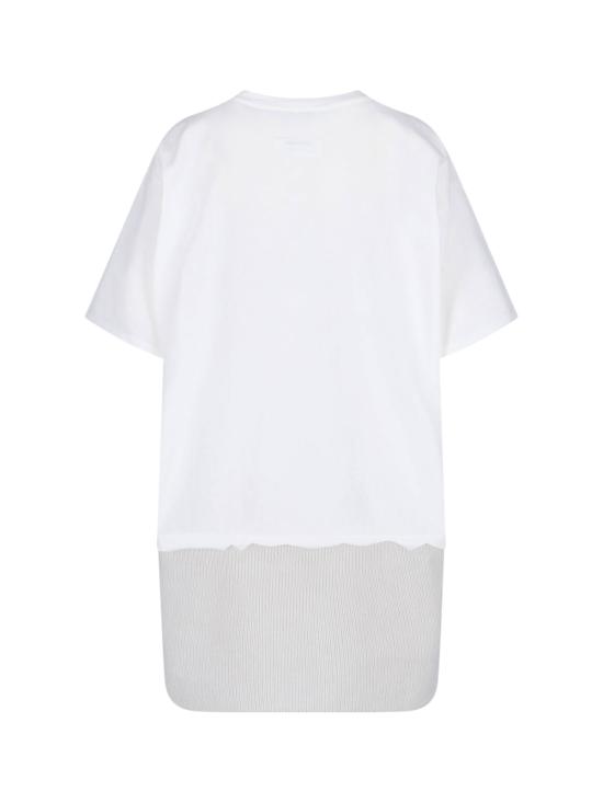 26SS MM6 메종마르지엘라 미디 원피스 S52DA0079 M20050 101 White - MM6 MAISON MARGIELA