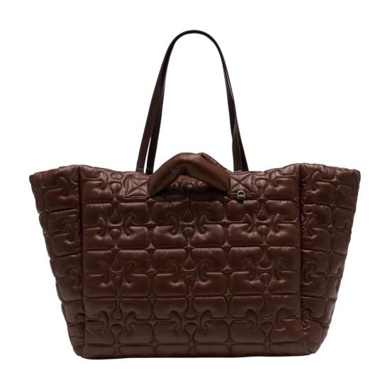 26SS 가니 퀼티드 리테크 XXL 토트백 B2080003 979 brown