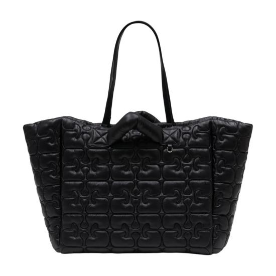 26SS 가니 퀼티드 리테크 XXL 토트백 B2080003 099 black