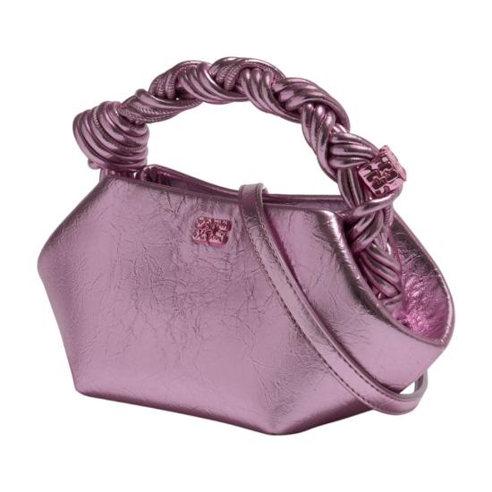 26SS 가니 메탈릭 미니 부백 B2100030 499 pink - GANNI