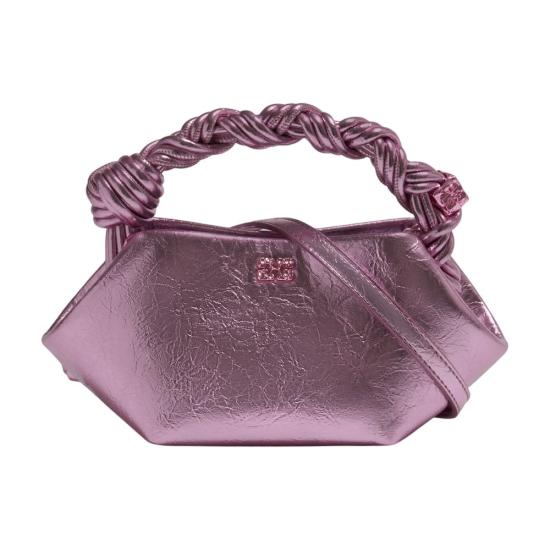 26SS 가니 메탈릭 미니 부백 B2100030 499 pink