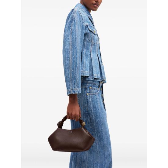 26SS 가니 그레인드 스몰 부백 A7274 979 brown - GANNI