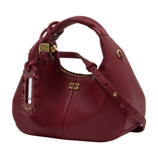 26SS 가니 그레인드 미니 호보백 B2070141 09F red - GANNI