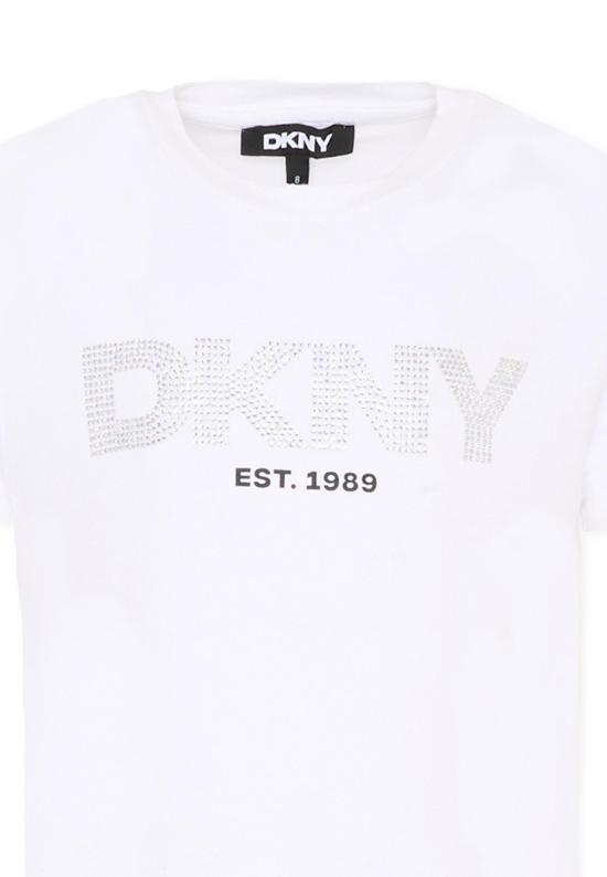 26SS [키즈] 디케이엔와이 티셔츠 D62619 10P WHITE - DKNY