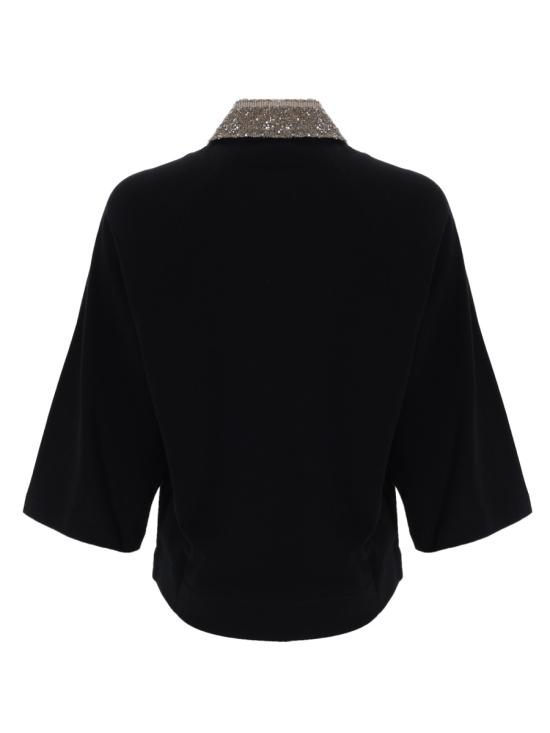 26SS 브루넬로 쿠치넬리 폴로 티셔츠 M0T63EJ115 C101 BLACK - BRUNELLO CUCINELLI