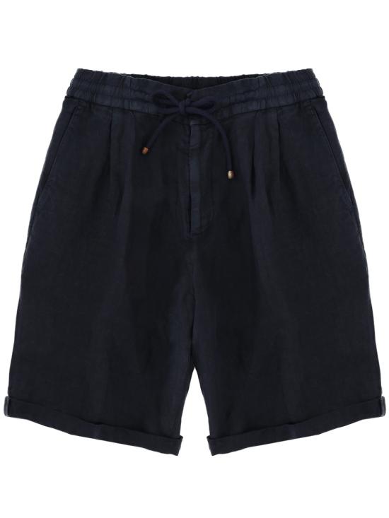 26SS 브루넬로 쿠치넬리 숏팬츠 M243DU0020 C2517 BLACK