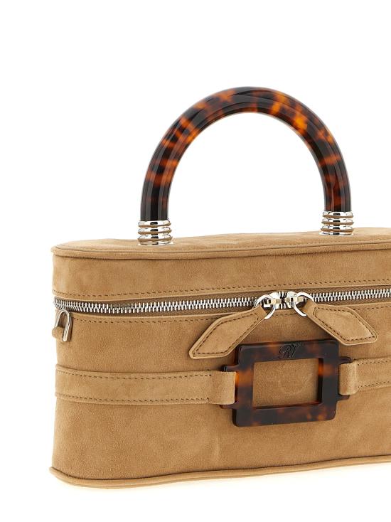 25FW 로저비비에 토트백 벨 비비에르 베니티 핸드백 베이지 - ROGER VIVIER