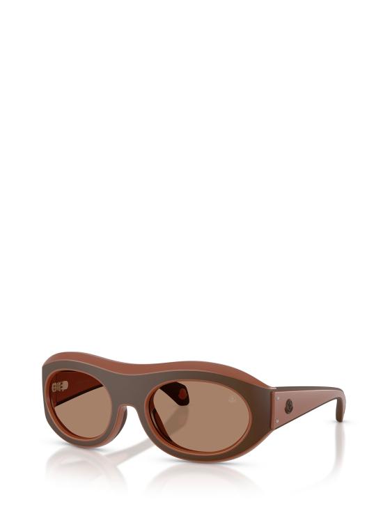 26FW 몽클레어 선글라스 ME8015U 503573 MATTE CINNAMON MATTE COFFEE BLACK - MONCLER