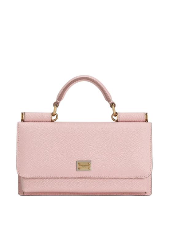 26SS 돌체앤가바나 Dauphine-print calfskin 미니백 BI3280 A10018H402 Pink