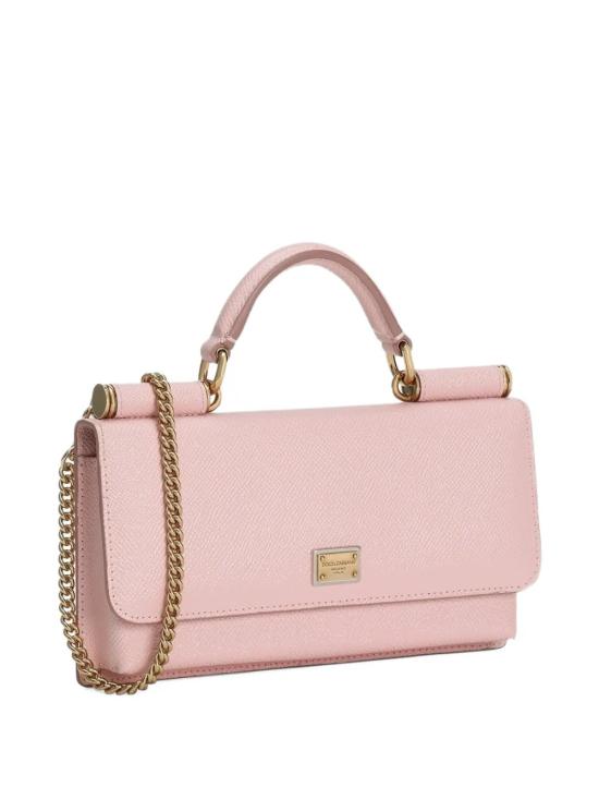 26SS 돌체앤가바나 Dauphine-print calfskin 미니백 BI3280 A10018H402 Pink - DOLCE & GABBANA