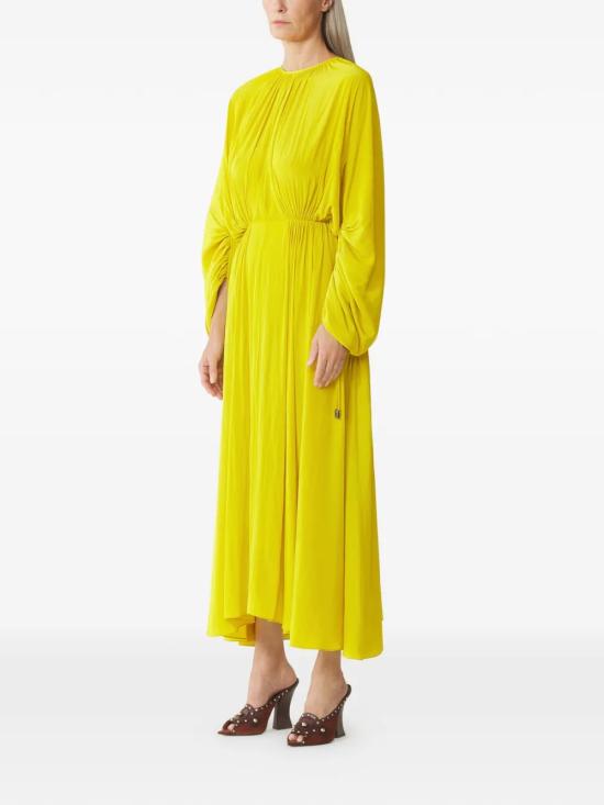 26SS 랑방 롱 원피스 RWDR00584778882 Yellow - LANVIN