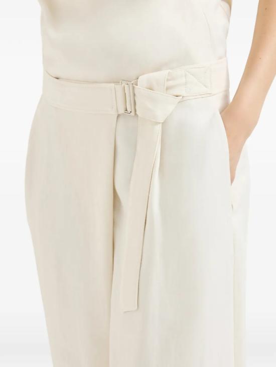 26SS 브루넬로 쿠치넬리 스트레이트 팬츠 MH126P9207C579 White - BRUNELLO CUCINELLI