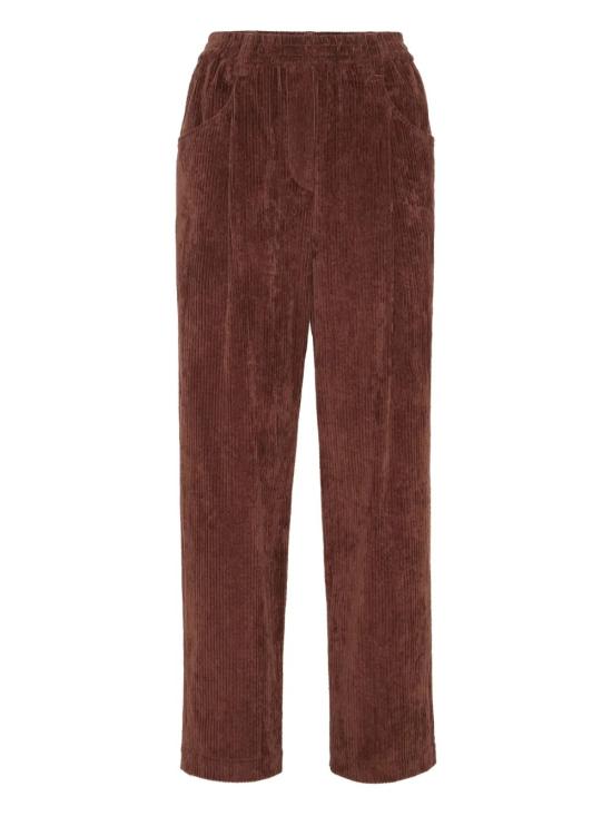 25FW 브루넬로 쿠치넬리 스트레이트 팬츠 MD574P8773C4413 Brown
