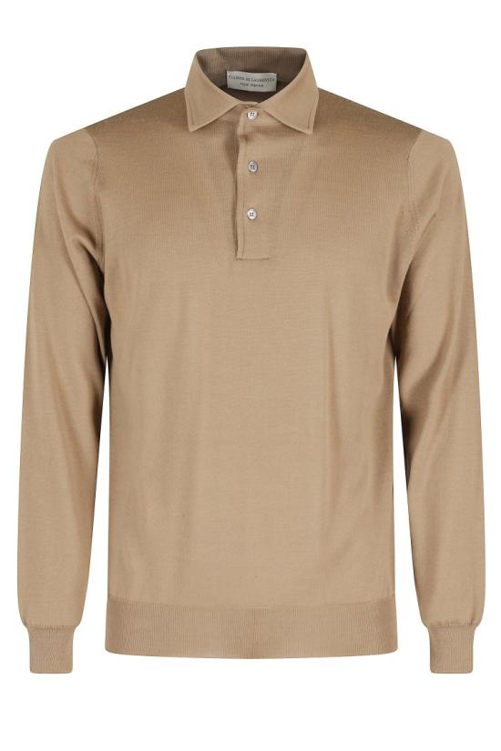 25FW 필리포 드 로렌티스 폴로 티셔츠 PL1MLPAR RM16R 097 Brown