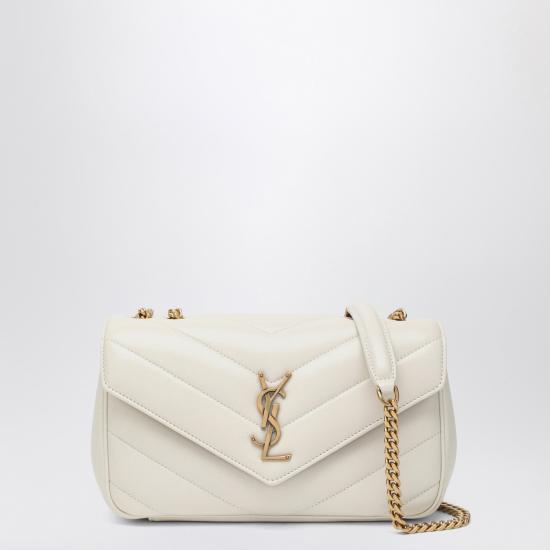 26SS 생로랑 루루 마틀라세 램스킨 스몰 숄더백 801437AAEAX Beige