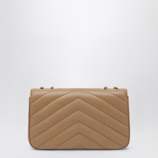 26SS 생로랑 루루 마틀라세 램스킨 미디움 숄더백 801439AAEAX Beige - SAINT LAURENT