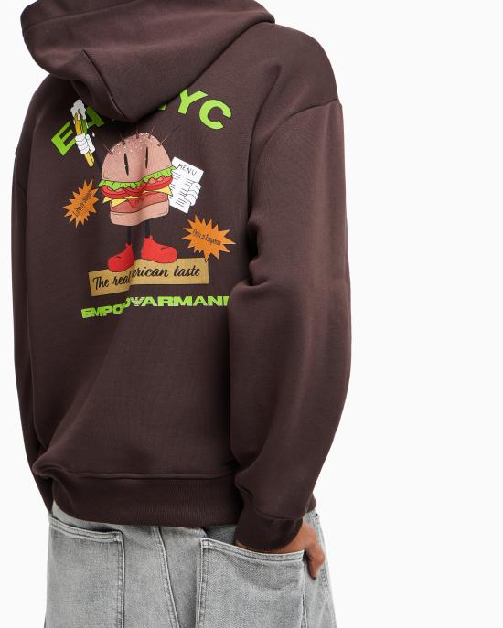 26SS 엠포리오 아르마니 긴팔 티셔츠 EM003621 AF12896 M6185 Hamb marrone - EMPORIO ARMANI