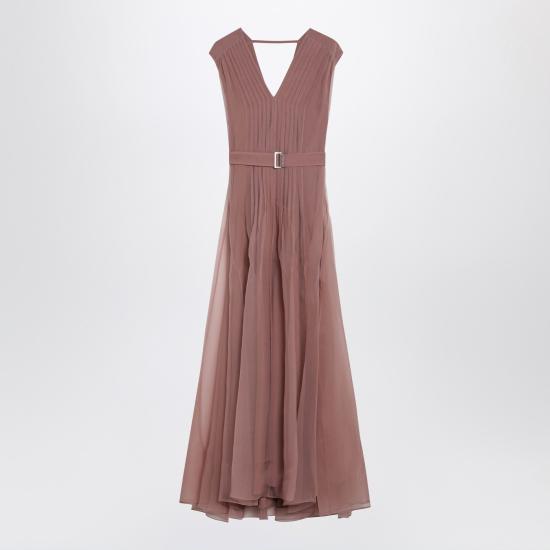 26SS 브루넬로 쿠치넬리 롱 원피스 MF940A5336SI Pink