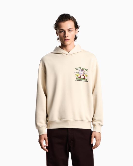 26SS 엠포리오 아르마니 긴팔 티셔츠 EM003621 AF12896 M1183 Donut beige - EMPORIO ARMANI