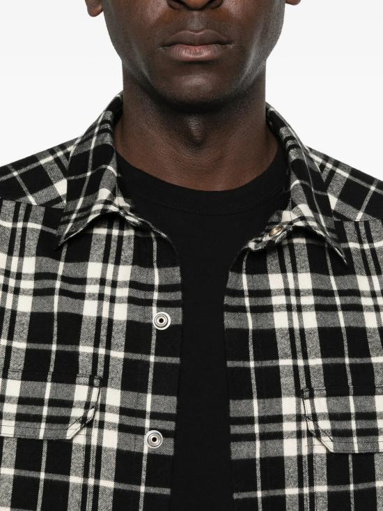 26SS 릭 오웬스 긴팔 셔츠 RU01F2236CP09P BLACK - RICK OWENS
