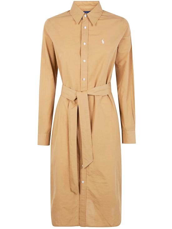 26SS 폴로 랄프로렌 미디 원피스 211A96346002 BEIGE - POLO RALPH LAUREN