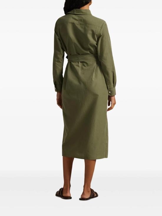 26SS 폴로 랄프로렌 미디 원피스 211A96346001 GREEN - POLO RALPH LAUREN