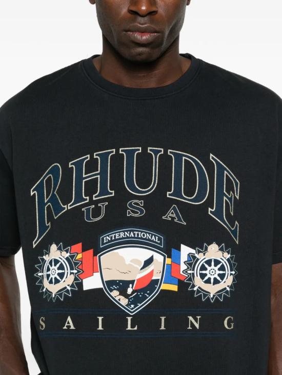 26SS 루드 반팔 티셔츠 RHPS26TT100123167BLACK - RHUDE