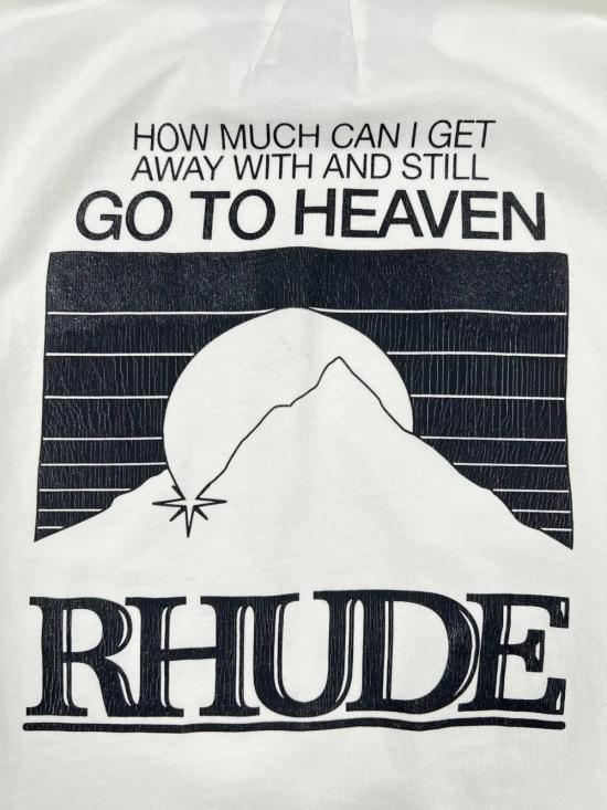 26SS 루드 반팔 티셔츠 RHPS26TT070123166WHITE - RHUDE