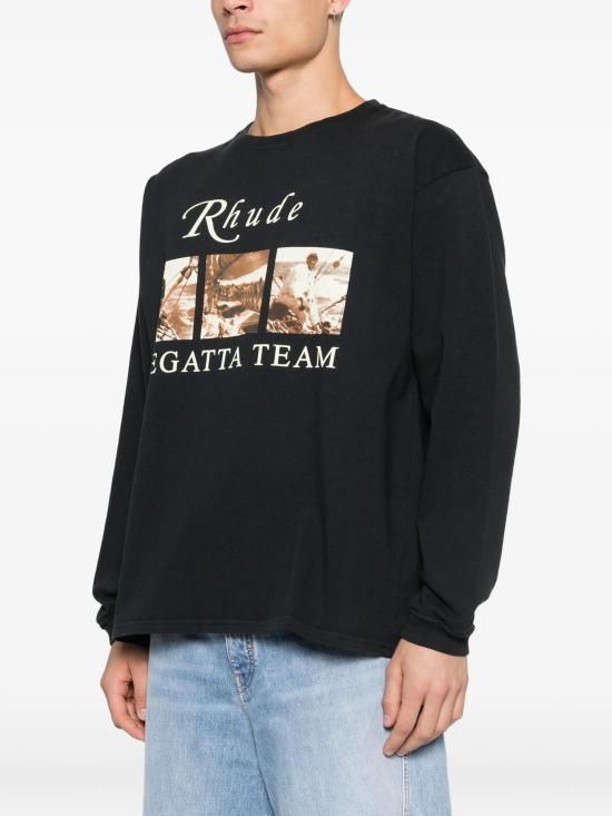 26SS 루드 반팔 티셔츠 RHPS26TT140126009 BLACK - RHUDE