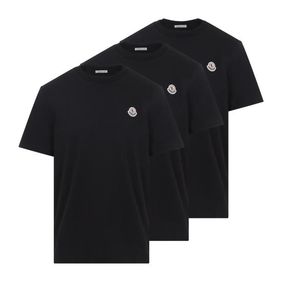 26SS 몽클레어 반팔 티셔츠 L10918C00032829H8999 BLACK - MONCLER