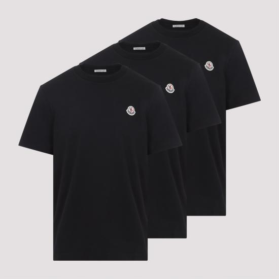 26SS 몽클레어 반팔 티셔츠 L10918C00032829H8999 BLACK - MONCLER