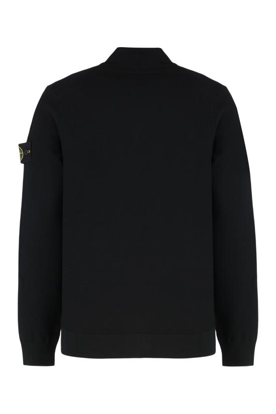 25FW 스톤 아일랜드 스웨터 S155100062S00A1V0029 black - STONE ISLAND