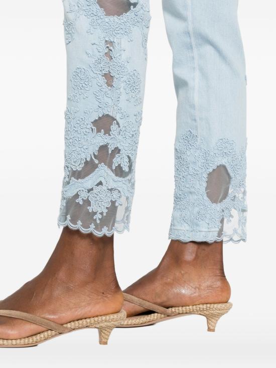 26SS 에르마노 설비노 스트레이트 팬츠 D487P300APTQW44115 CLEAR BLUE - ERMANNO SCERVINO