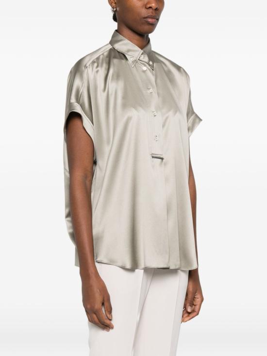 26SS 브루넬로 쿠치넬리 셔츠 M0C59RA915C9125 GREEN - BRUNELLO CUCINELLI